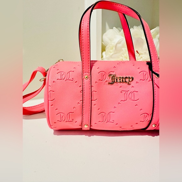 Juicy Couture Best Sellers Mini Barrel Pink Lemonade Bag - Picture 2 of 5